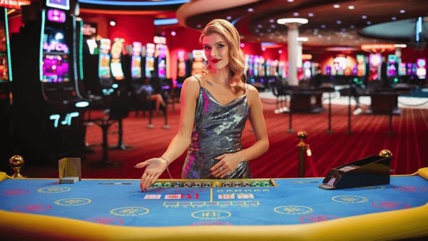 Mobile view of php group Casino showing slot games and live dealer tables